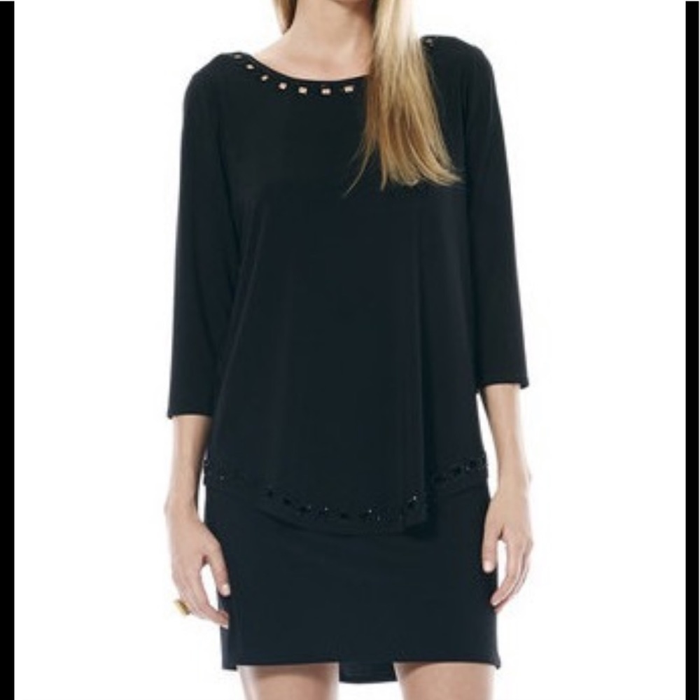 COPY - Laundry By Shelli Segal Beaded Dress Black 0